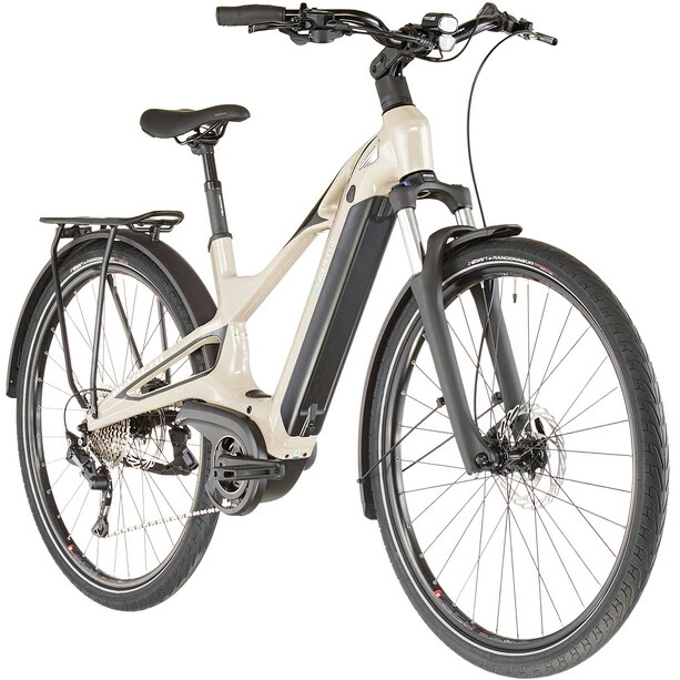 Bianchi E-Vertic T-Type Step-Through Deore Damen Beige 1 Bianchi E-Vertic T-Type Step-Through Deore Damen Beige