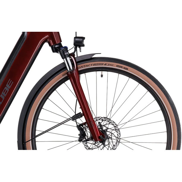 Cube Supreme RT Hybrid Pro 625 Easy Entry Rot/schwarz 2 Cube Supreme RT Hybrid Pro 625 Easy Entry Rot/schwarz – Bild 2