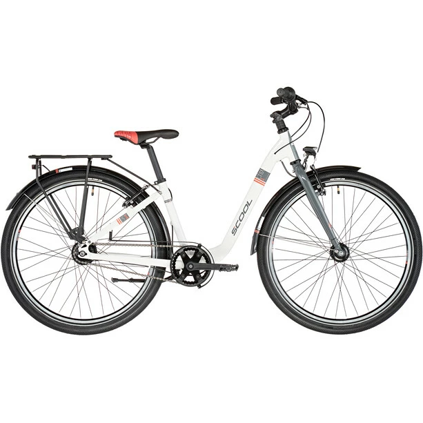 S'cool ChiX SL Alloy 26 7-S FW Kinder Weiß/rot 2 S'cool ChiX SL Alloy 26 7-S FW Kinder Weiß/rot – Bild 2