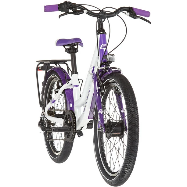 S'cool ChiX Twin Alloy 20 7-S Kinder Weiß/lila 3 S'cool ChiX Twin Alloy 20 7-S Kinder Weiß/lila – Bild 3