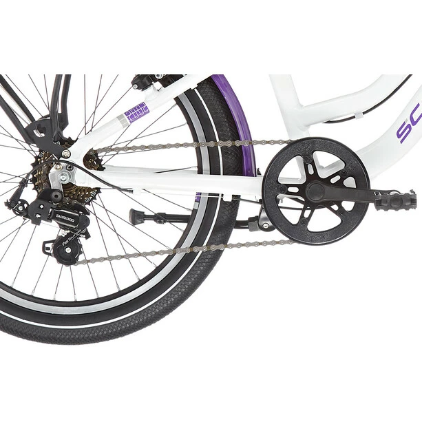 S'cool ChiX Twin Alloy 20 7-S Kinder Weiß/lila 6 S'cool ChiX Twin Alloy 20 7-S Kinder Weiß/lila – Bild 6