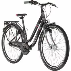 S'cool ChiX Twin Alloy 26 7-S Kinder Schwarz