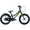 S'cool FaXe 16 3-S Alloy Kinder Schwarz