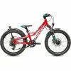S'cool FaXe Disc 20-7S Kinder Rot/blau