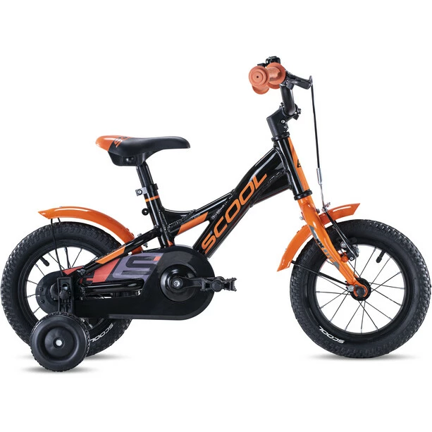 S'cool XXlite Alloy 12 Kinder Schwarz/orange 1 S'cool XXlite Alloy 12 Kinder Schwarz/orange
