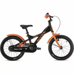 S'cool XXlite Alloy 16 Kinder Schwarz/orange