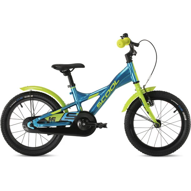 S'cool XXlite Alloy 16 Kinder Blau/grün 1 S'cool XXlite Alloy 16 Kinder Blau/grün