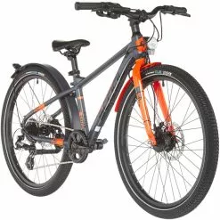 S'cool XXlite EVO Disc 24 8-S Kinder Grau/orange