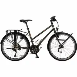Vsf-fahrradmanufaktur Vsf Fahrradmanufaktur TX-400 Trapez XT 30-Gang HS33 Schwarz/oliv